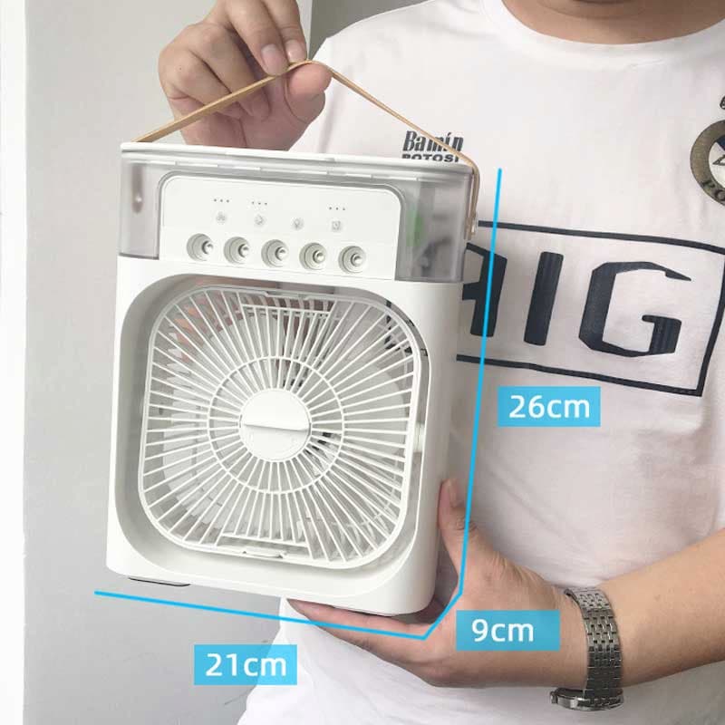 3-in-1 Mini Air Cooler – Portable AC with Humidifier, Quiet Cooling for Home & Office